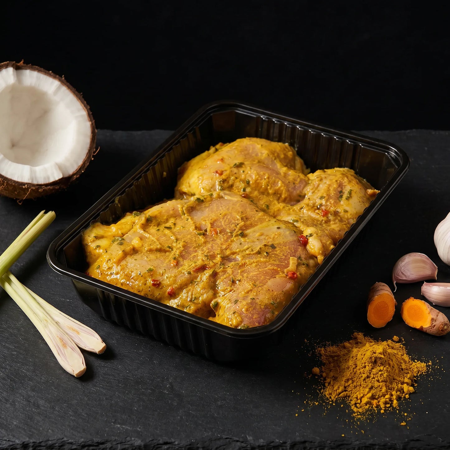 Haut de cuisse Curry Coco — poulet mariné Poulet Minute