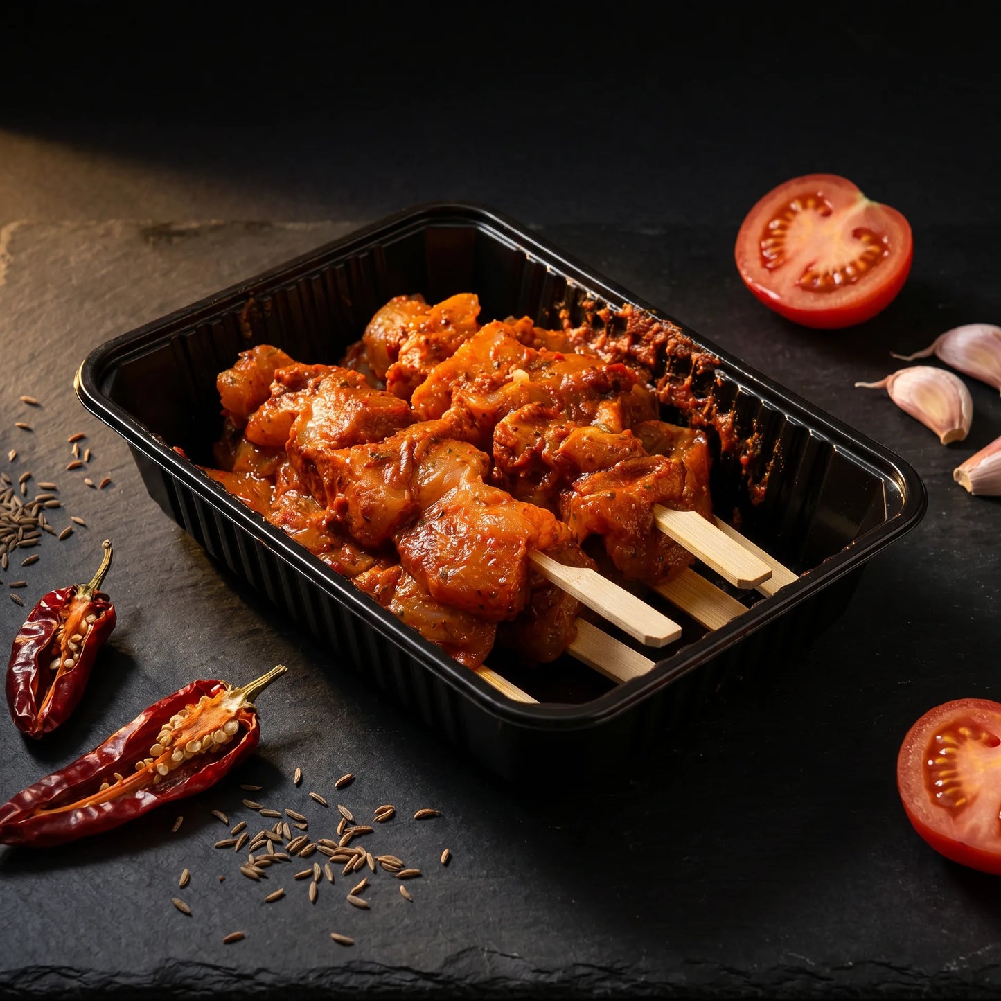 Brochette Tex Mex — poulet mariné Poulet Minute