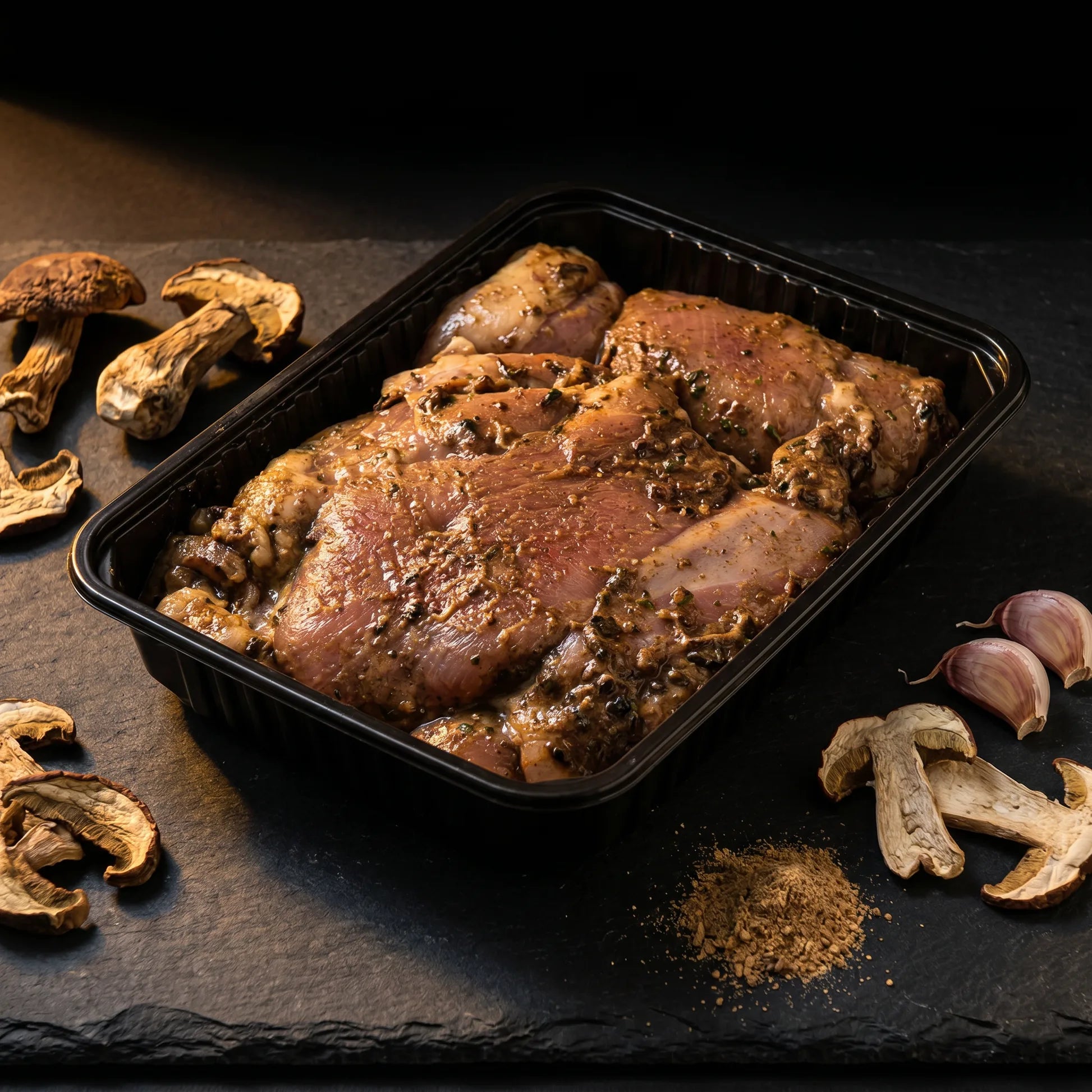Haut de cuisse Cepes — poulet mariné Poulet Minute