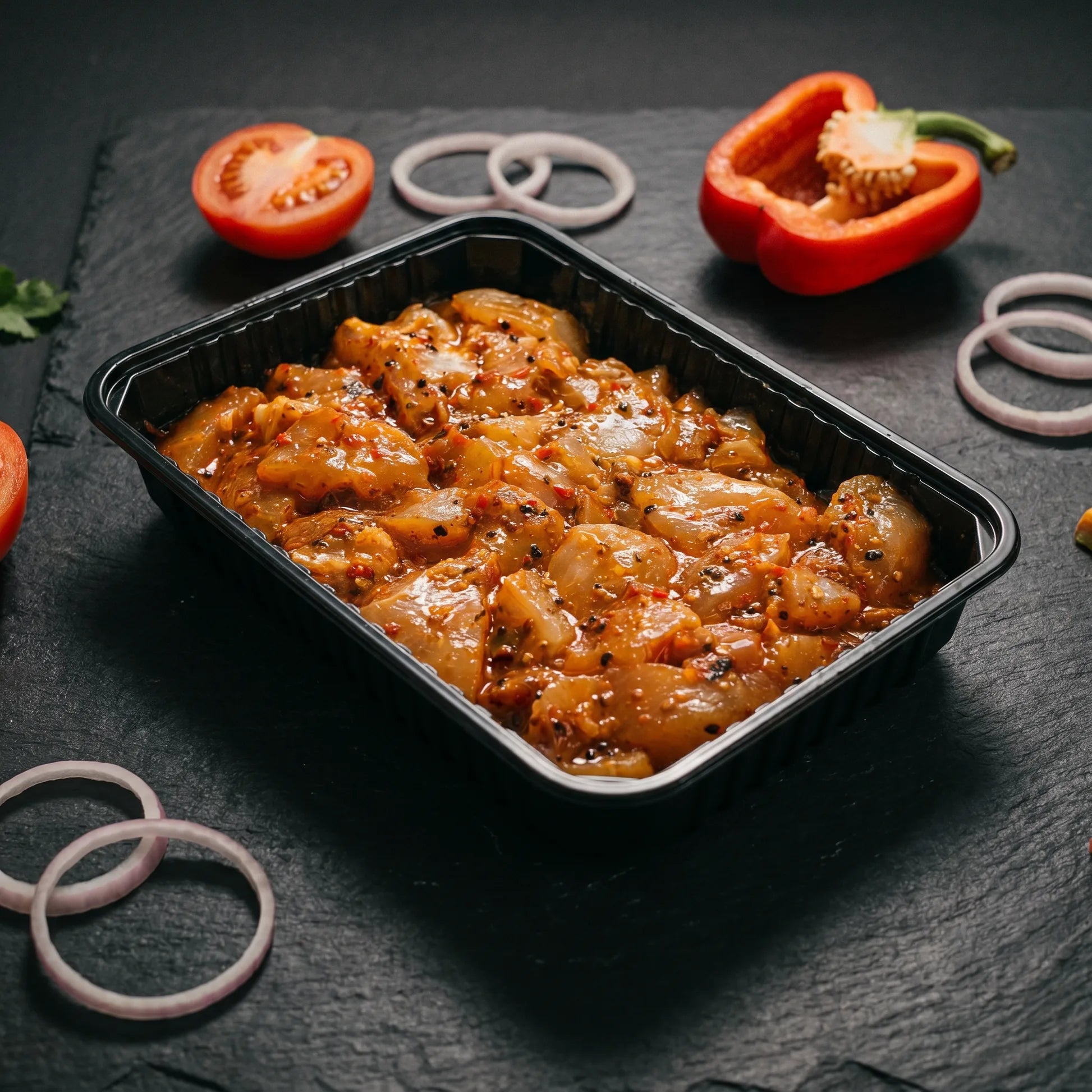 Poêlée Masala — poulet mariné Poulet Minute