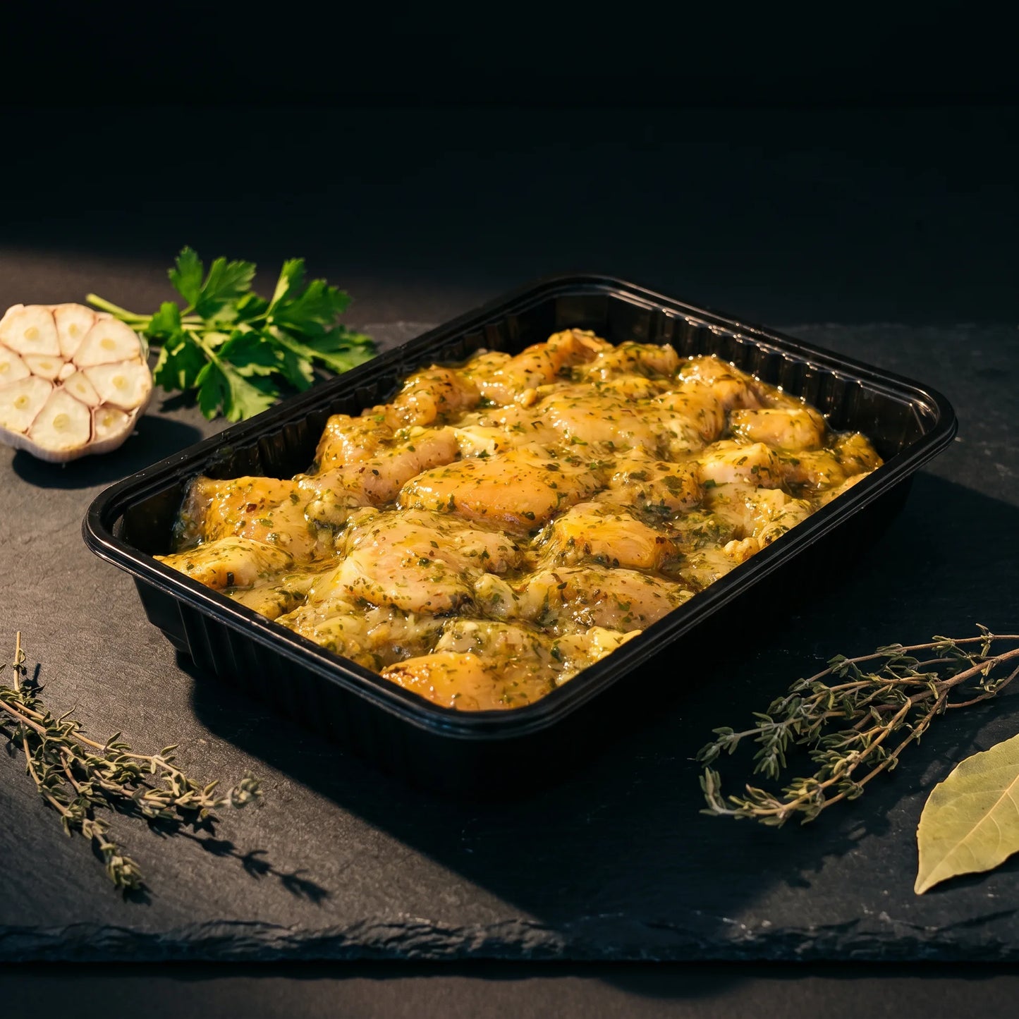 Poêlée Provencale — poulet mariné Poulet Minute